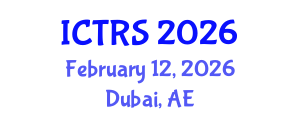 International Conference on Theology and Religious Studies (ICTRS) February 12, 2026 - Dubai, United Arab Emirates International Conference on Theology and Religious Studies (ICTRS) February 12, 2026 - Dubai, United Arab Emirates