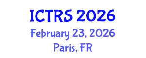 International Conference on Theology and Religious Studies (ICTRS) February 23, 2026 - Paris, France International Conference on Theology and Religious Studies (ICTRS) February 23, 2026 - Paris, France
