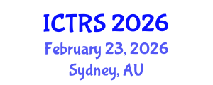 International Conference on Theology and Religious Studies (ICTRS) February 23, 2026 - Sydney, Australia International Conference on Theology and Religious Studies (ICTRS) February 23, 2026 - Sydney, Australia