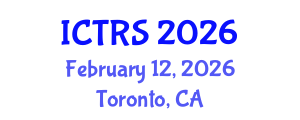 International Conference on Theology and Religious Studies (ICTRS) February 12, 2026 - Toronto, Canada International Conference on Theology and Religious Studies (ICTRS) February 12, 2026 - Toronto, Canada