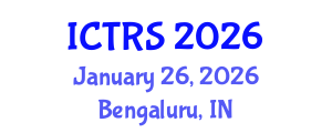 International Conference on Theology and Religious Studies (ICTRS) January 26, 2026 - Bengaluru, India International Conference on Theology and Religious Studies (ICTRS) January 26, 2026 - Bengaluru, India