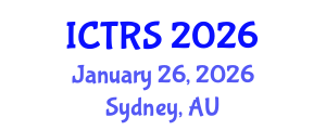 International Conference on Theology and Religious Studies (ICTRS) January 26, 2026 - Sydney, Australia International Conference on Theology and Religious Studies (ICTRS) January 26, 2026 - Sydney, Australia