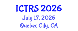 International Conference on Theology and Religious Studies (ICTRS) July 17, 2026 - Quebec City, Canada International Conference on Theology and Religious Studies (ICTRS) July 17, 2026 - Quebec City, Canada