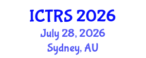 International Conference on Theology and Religious Studies (ICTRS) July 28, 2026 - Sydney, Australia International Conference on Theology and Religious Studies (ICTRS) July 28, 2026 - Sydney, Australia