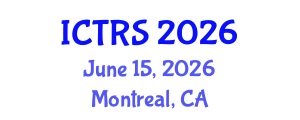 International Conference on Theology and Religious Studies (ICTRS) June 15, 2026 - Montreal, Canada International Conference on Theology and Religious Studies (ICTRS) June 15, 2026 - Montreal, Canada