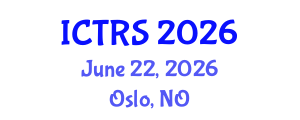 International Conference on Theology and Religious Studies (ICTRS) June 22, 2026 - Oslo, Norway International Conference on Theology and Religious Studies (ICTRS) June 22, 2026 - Oslo, Norway