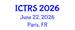 International Conference on Theology and Religious Studies (ICTRS) June 22, 2026 - Paris, France International Conference on Theology and Religious Studies (ICTRS) June 22, 2026 - Paris, France