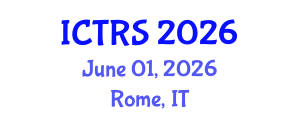 International Conference on Theology and Religious Studies (ICTRS) June 01, 2026 - Rome, Italy International Conference on Theology and Religious Studies (ICTRS) June 01, 2026 - Rome, Italy