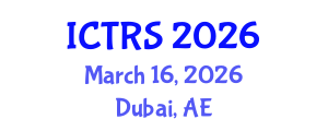 International Conference on Theology and Religious Studies (ICTRS) March 16, 2026 - Dubai, United Arab Emirates International Conference on Theology and Religious Studies (ICTRS) March 16, 2026 - Dubai, United Arab Emirates