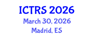 International Conference on Theology and Religious Studies (ICTRS) March 30, 2026 - Madrid, Spain International Conference on Theology and Religious Studies (ICTRS) March 30, 2026 - Madrid, Spain
