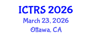 International Conference on Theology and Religious Studies (ICTRS) March 23, 2026 - Ottawa, Canada International Conference on Theology and Religious Studies (ICTRS) March 23, 2026 - Ottawa, Canada