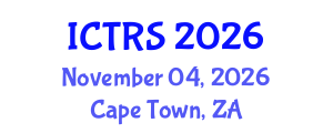 International Conference on Theology and Religious Studies (ICTRS) November 04, 2026 - Cape Town, South Africa International Conference on Theology and Religious Studies (ICTRS) November 04, 2026 - Cape Town, South Africa