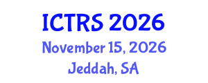 International Conference on Theology and Religious Studies (ICTRS) November 15, 2026 - Jeddah, Saudi Arabia International Conference on Theology and Religious Studies (ICTRS) November 15, 2026 - Jeddah, Saudi Arabia