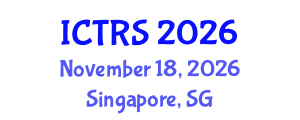 International Conference on Theology and Religious Studies (ICTRS) November 18, 2026 - Singapore, Singapore International Conference on Theology and Religious Studies (ICTRS) November 18, 2026 - Singapore, Singapore