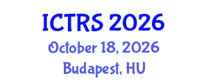 International Conference on Theology and Religious Studies (ICTRS) October 18, 2026 - Budapest, Hungary International Conference on Theology and Religious Studies (ICTRS) October 18, 2026 - Budapest, Hungary