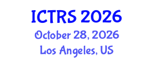 International Conference on Theology and Religious Studies (ICTRS) October 28, 2026 - Los Angeles, United States International Conference on Theology and Religious Studies (ICTRS) October 28, 2026 - Los Angeles, United States