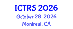 International Conference on Theology and Religious Studies (ICTRS) October 28, 2026 - Montreal, Canada International Conference on Theology and Religious Studies (ICTRS) October 28, 2026 - Montreal, Canada