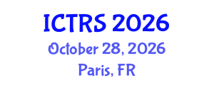 International Conference on Theology and Religious Studies (ICTRS) October 28, 2026 - Paris, France International Conference on Theology and Religious Studies (ICTRS) October 28, 2026 - Paris, France