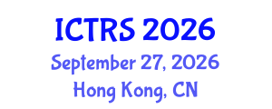 International Conference on Theology and Religious Studies (ICTRS) September 27, 2026 - Hong Kong, China International Conference on Theology and Religious Studies (ICTRS) September 27, 2026 - Hong Kong, China