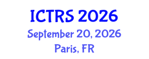 International Conference on Theology and Religious Studies (ICTRS) September 20, 2026 - Paris, France International Conference on Theology and Religious Studies (ICTRS) September 20, 2026 - Paris, France