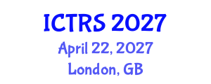 International Conference on Theology and Religious Studies (ICTRS) April 22, 2027 - London, United Kingdom International Conference on Theology and Religious Studies (ICTRS) April 22, 2027 - London, United Kingdom