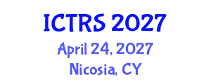 International Conference on Theology and Religious Studies (ICTRS) April 24, 2027 - Nicosia, Cyprus International Conference on Theology and Religious Studies (ICTRS) April 24, 2027 - Nicosia, Cyprus