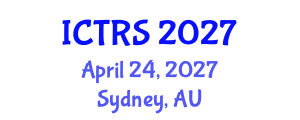 International Conference on Theology and Religious Studies (ICTRS) April 24, 2027 - Sydney, Australia International Conference on Theology and Religious Studies (ICTRS) April 24, 2027 - Sydney, Australia