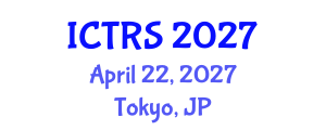 International Conference on Theology and Religious Studies (ICTRS) April 22, 2027 - Tokyo, Japan International Conference on Theology and Religious Studies (ICTRS) April 22, 2027 - Tokyo, Japan