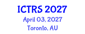 International Conference on Theology and Religious Studies (ICTRS) April 03, 2027 - Toronto, Australia International Conference on Theology and Religious Studies (ICTRS) April 03, 2027 - Toronto, Australia