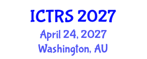 International Conference on Theology and Religious Studies (ICTRS) April 24, 2027 - Washington, Australia International Conference on Theology and Religious Studies (ICTRS) April 24, 2027 - Washington, Australia