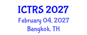 International Conference on Theology and Religious Studies (ICTRS) February 04, 2027 - Bangkok, Thailand International Conference on Theology and Religious Studies (ICTRS) February 04, 2027 - Bangkok, Thailand