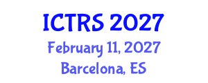 International Conference on Theology and Religious Studies (ICTRS) February 11, 2027 - Barcelona, Spain International Conference on Theology and Religious Studies (ICTRS) February 11, 2027 - Barcelona, Spain