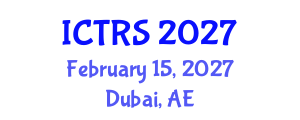 International Conference on Theology and Religious Studies (ICTRS) February 15, 2027 - Dubai, United Arab Emirates International Conference on Theology and Religious Studies (ICTRS) February 15, 2027 - Dubai, United Arab Emirates