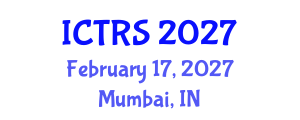 International Conference on Theology and Religious Studies (ICTRS) February 17, 2027 - Mumbai, India International Conference on Theology and Religious Studies (ICTRS) February 17, 2027 - Mumbai, India