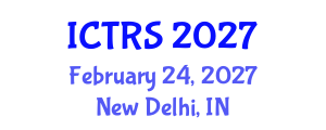 International Conference on Theology and Religious Studies (ICTRS) February 24, 2027 - New Delhi, India International Conference on Theology and Religious Studies (ICTRS) February 24, 2027 - New Delhi, India