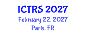 International Conference on Theology and Religious Studies (ICTRS) February 22, 2027 - Paris, France International Conference on Theology and Religious Studies (ICTRS) February 22, 2027 - Paris, France
