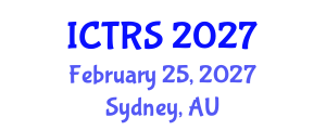 International Conference on Theology and Religious Studies (ICTRS) February 25, 2027 - Sydney, Australia International Conference on Theology and Religious Studies (ICTRS) February 25, 2027 - Sydney, Australia