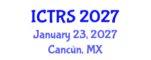 International Conference on Theology and Religious Studies (ICTRS) January 23, 2027 - Cancún, Mexico International Conference on Theology and Religious Studies (ICTRS) January 23, 2027 - Cancún, Mexico