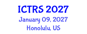 International Conference on Theology and Religious Studies (ICTRS) January 09, 2027 - Honolulu, United States International Conference on Theology and Religious Studies (ICTRS) January 09, 2027 - Honolulu, United States