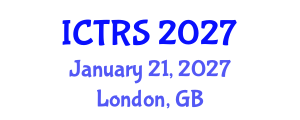 International Conference on Theology and Religious Studies (ICTRS) January 21, 2027 - London, United Kingdom International Conference on Theology and Religious Studies (ICTRS) January 21, 2027 - London, United Kingdom