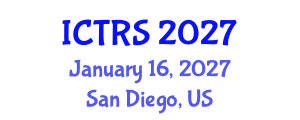 International Conference on Theology and Religious Studies (ICTRS) January 16, 2027 - San Diego, United States International Conference on Theology and Religious Studies (ICTRS) January 16, 2027 - San Diego, United States