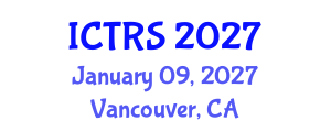 International Conference on Theology and Religious Studies (ICTRS) January 09, 2027 - Vancouver, Canada International Conference on Theology and Religious Studies (ICTRS) January 09, 2027 - Vancouver, Canada