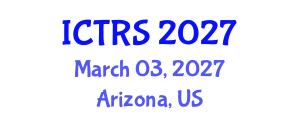 International Conference on Theology and Religious Studies (ICTRS) March 03, 2027 - Arizona, United States International Conference on Theology and Religious Studies (ICTRS) March 03, 2027 - Arizona, United States
