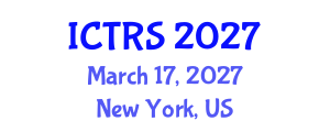 International Conference on Theology and Religious Studies (ICTRS) March 17, 2027 - New York, United States International Conference on Theology and Religious Studies (ICTRS) March 17, 2027 - New York, United States