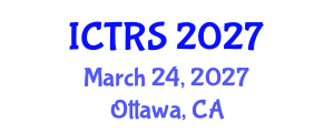 International Conference on Theology and Religious Studies (ICTRS) March 24, 2027 - Ottawa, Canada International Conference on Theology and Religious Studies (ICTRS) March 24, 2027 - Ottawa, Canada