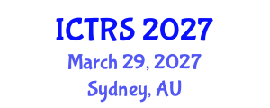 International Conference on Theology and Religious Studies (ICTRS) March 29, 2027 - Sydney, Australia International Conference on Theology and Religious Studies (ICTRS) March 29, 2027 - Sydney, Australia