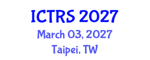 International Conference on Theology and Religious Studies (ICTRS) March 03, 2027 - Taipei, Taiwan International Conference on Theology and Religious Studies (ICTRS) March 03, 2027 - Taipei, Taiwan