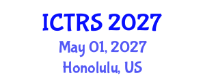 International Conference on Theology and Religious Studies (ICTRS) May 01, 2027 - Honolulu, United States International Conference on Theology and Religious Studies (ICTRS) May 01, 2027 - Honolulu, United States