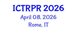 International Conference on Theology, Religion and Philosophy of Religion (ICTRPR) April 08, 2026 - Rome, Italy