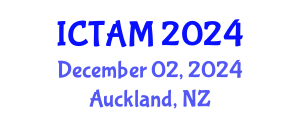 International Conference on Theoretical and Applied Mechanics (ICTAM) December 02, 2024 - Auckland, New Zealand
